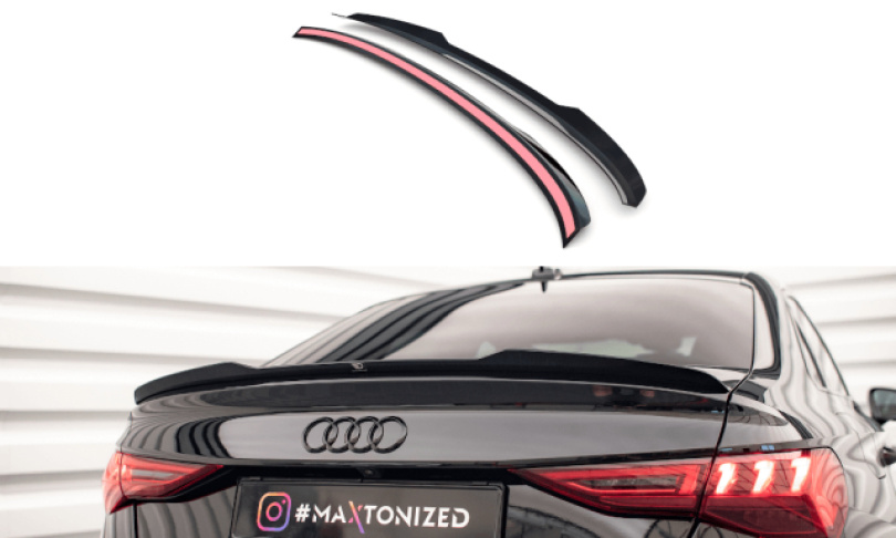 Audi A3 / A3 S-Line Sedan 2020+ Vingextension V.1 Maxton Design 
