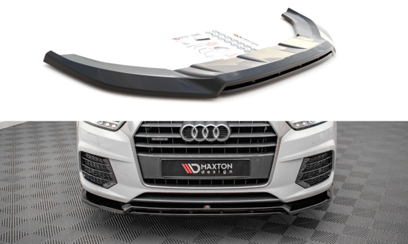 Audi Q3 S-Line 8U Facelift 2014-2018 Frontsplitter V.2 Maxton Design 