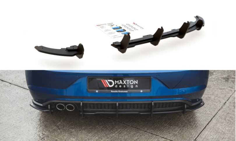 VW Polo GTI 2017+ Racing Diffuser V.1 Maxton Design 