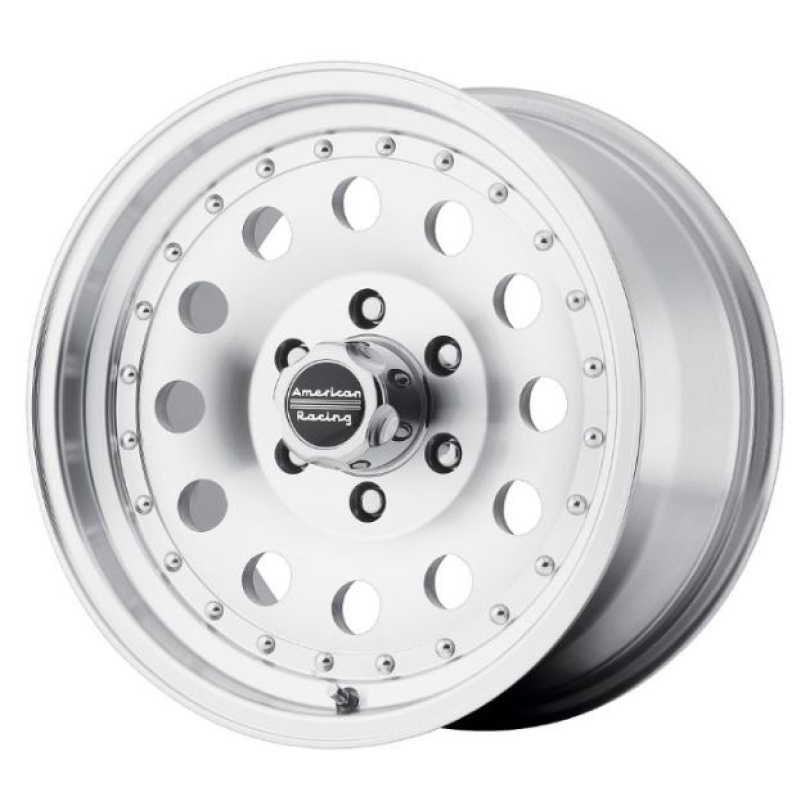 American Racing Outlaw Ii 16X8 ET0 5X139.7 108.00 Machined W/ Clear Coat Fälg