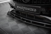 Mercedes A-Klass AMG-Line W176 Facelift 2015-2018 Street Pro Frontläpp / Frontsplitter Maxton Design