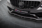 Mercedes AMG C63 Sedan / Estate W205 Facelift 2018-2021 Street Pro Frontläpp / Frontsplitter Maxton Design